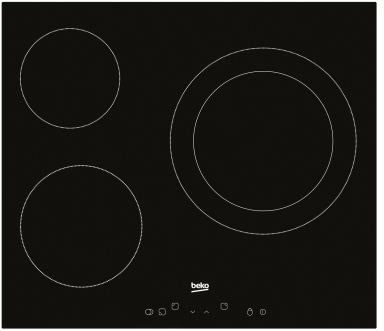 Beko OSE 22120 X Backofen-Set Glaskeramik TouchControl EEK:A