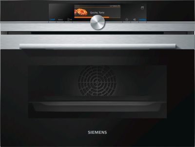 Siemens CS658GRS7 Kompaktbackofen mit Dampfgarfunktion EEK:A+