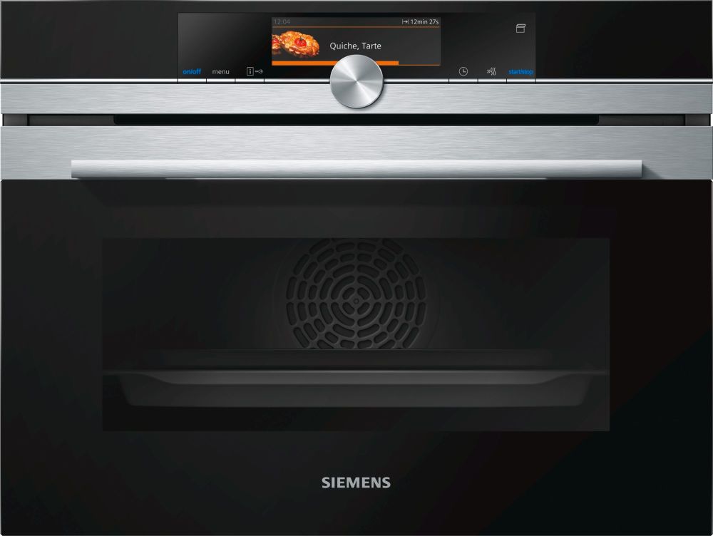 Siemens CS658GRS7 Kompaktbackofen mit Dampfgarfunktion EEK:A+ Siemens CS658GRS7 Kompaktbackofen mit Dampfgarfunktion EEK:A+