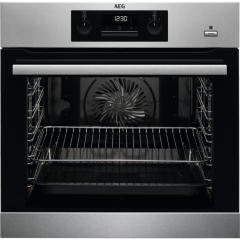 AEG BPB351020M Einbau-Backofen Pyro Edelstahl EEK:A+