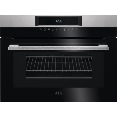 AEG KMK761000M Kompakt-Backofen mit Mikrowelle Edelstahl schwarz