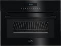 AEG KME761000B Einbau-Kompakt-Backofen schwarz Mikrowelle