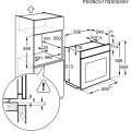 AEG BPS33102ZM Einbau-Backofen Edelstahl Pyro EEK:A+