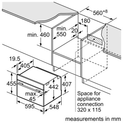 Bosch CMG636BS1 Kompakt-Backofen mit Mikrowelle Edelstahl 