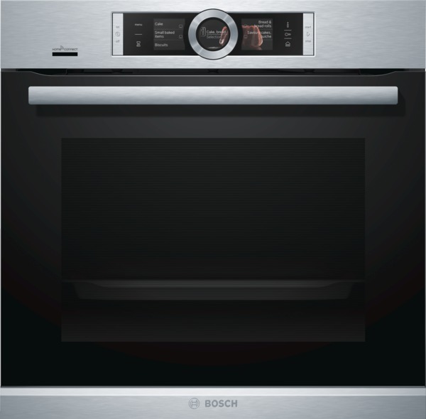 Bosch HRG636XS6 Einbaubackofen mit Dampfunterstützung Edelstahl EEK:A