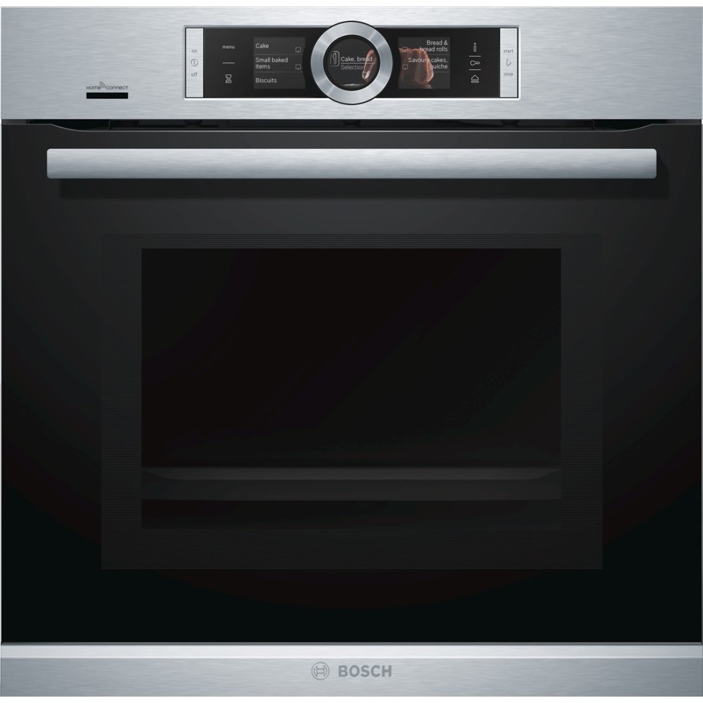 Bosch HNG6764S6 Einbau-Backofen mit Mikrowelle Dampfstoß Edelstahl Bosch HNG6764S6 Einbau-Backofen mit Mikrowelle Dampfstoß Edelstahl