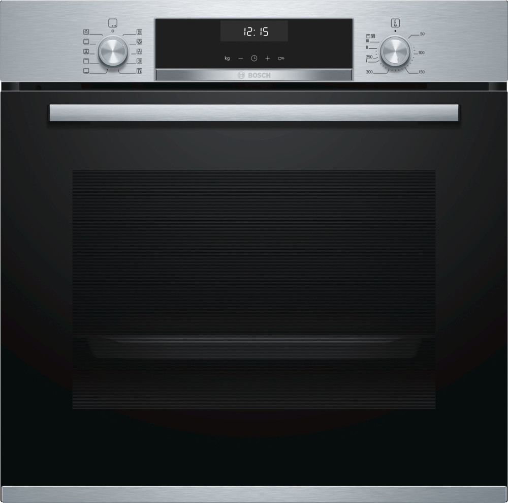Bosch HBA537BS0 Einbau-Backofen schwarz Edelstahl EEK;A Bosch HBA537BS0 Einbau-Backofen schwarz Edelstahl EEK;A