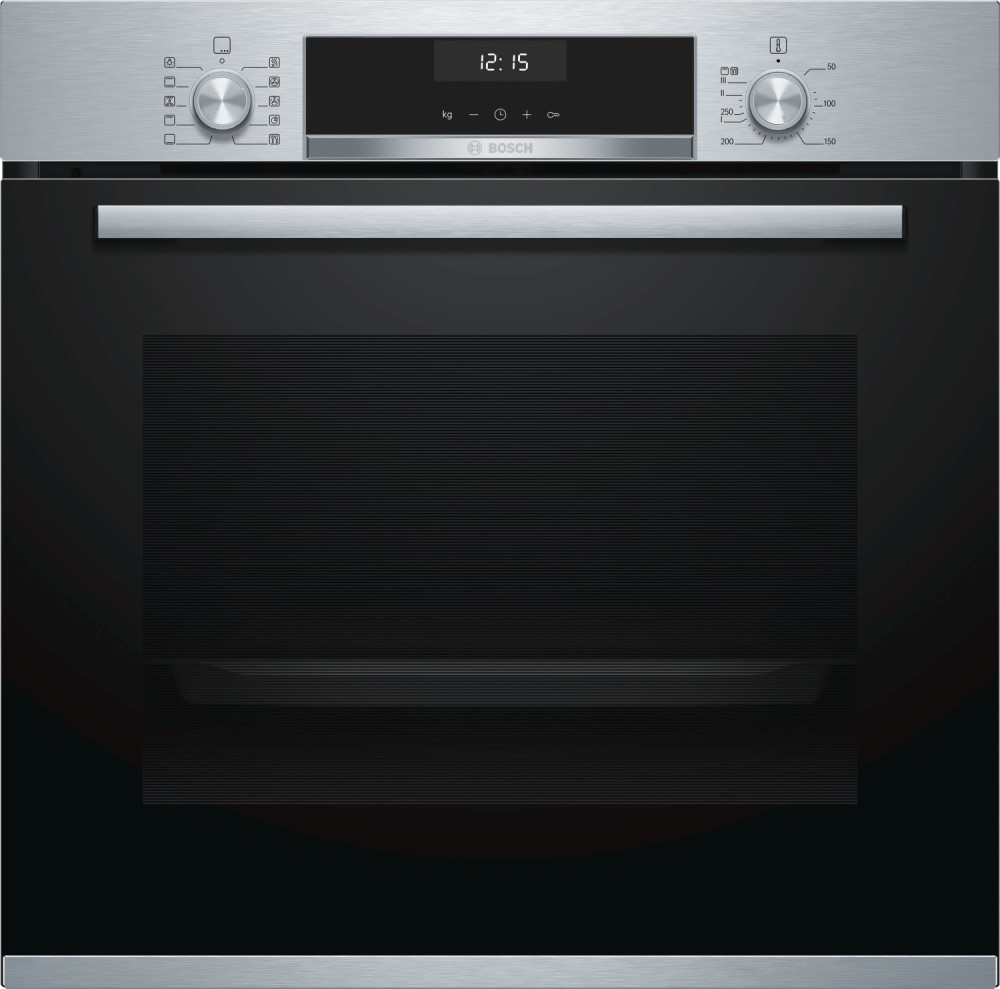 Bosch HBA537BS0 Einbau-Backofen schwarz Edelstahl EEK;A