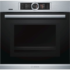 Bosch HNG6764S6 Einbau-Backofen mit Mikrowelle Dampfstoß Edelstahl