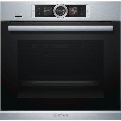 Bosch HRG6769S6 Einbau-Backofen Dampfstoßfunktion Edelstahl EEK:A