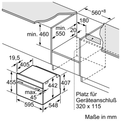 Siemens CB674GBS3 Kompakt-Backofen EEK:A+