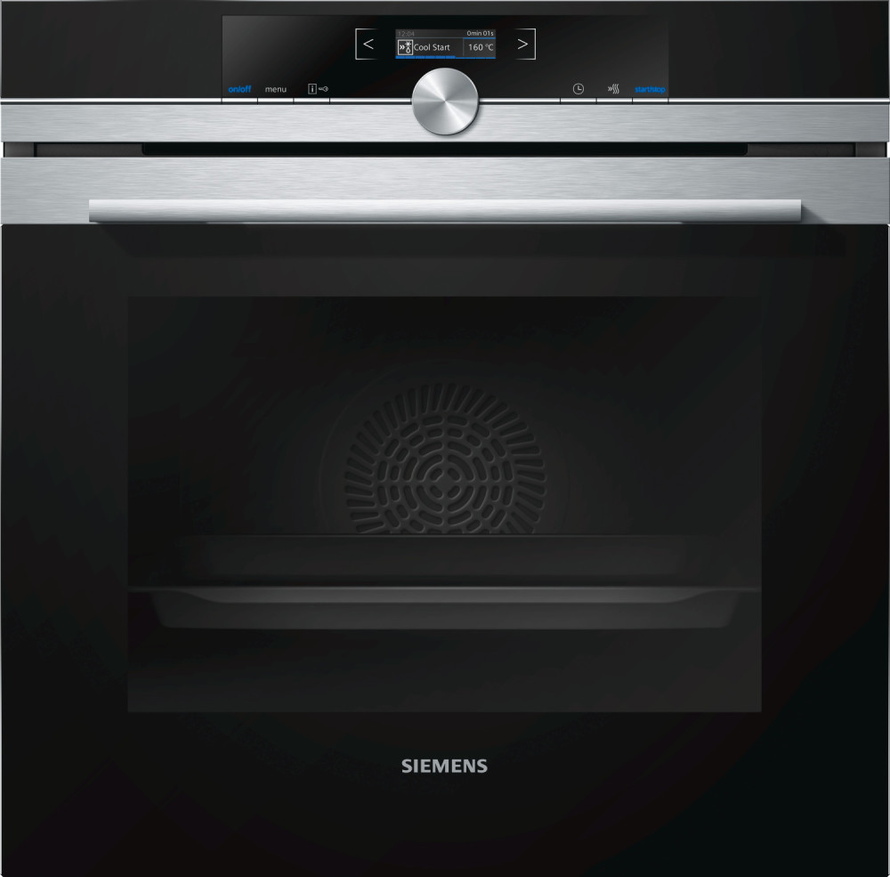 Siemens HB673GBS1 Einbau-Backofen Edelstahl schwarz EEK:A+ Siemens HB673GBS1 Einbau-Backofen Edelstahl schwarz EEK:A+