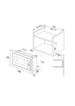 Amica EMW 13180 E Einbau-Mikrowelle Edelstahl