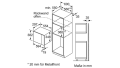 Bosch BFL524MS0 Einbau-Mikrowelle 38cm Edelstahl