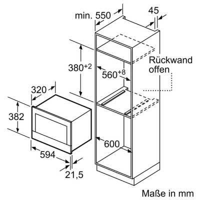 Neff C17GR01N0 (CGR 1701 N) Einbau-Mikrowelle Edelstahl