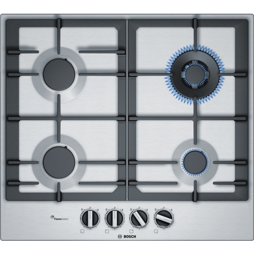 Bosch PCH6A5C90D Gaskochfeld edelstahl autark 60cm Bosch PCH6A5C90D Gaskochfeld edelstahl autark 60cm
