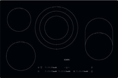 AEG HK854870IB Glaskeramik-Kochfeld rahmenlos autark 80cm