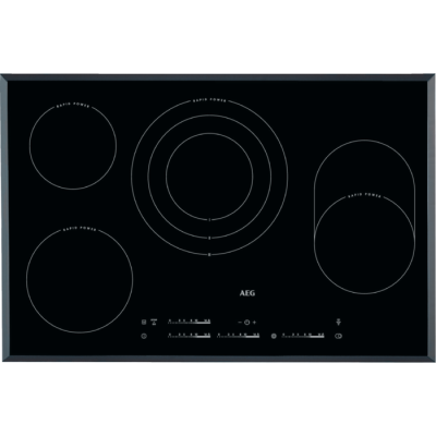 AEG HK854870FB Glaskeramik-Kochfeld  Facette autark 80cm