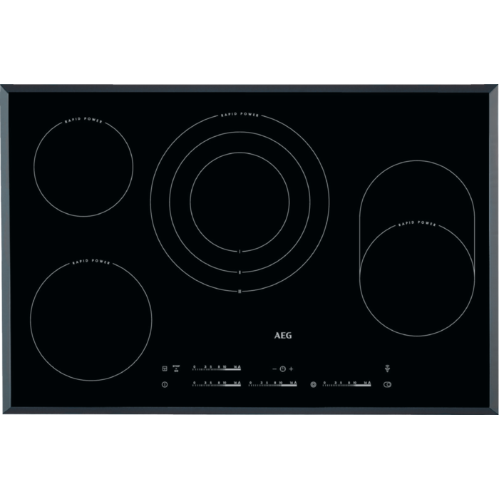 AEG HK854870FB Glaskeramik-Kochfeld  Facette autark 80cm