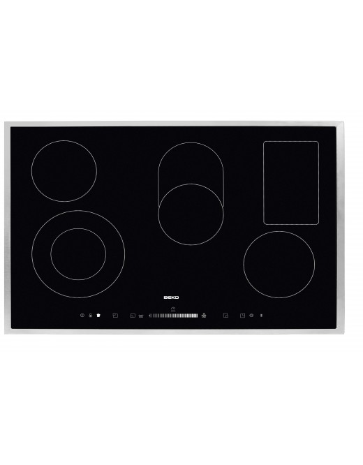 Beko HIC 85502 TX Glaskeramik-Kochfeld 5-fach autark 80cm Beko HIC 85502 TX Glaskeramik-Kochfeld 5-fach autark 80cm
