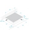 Beko HIC 64503 TX Glaskeramik-Kochfeld 4-fach 60cm Edelstahlrahmen autark