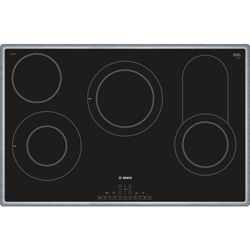 Bosch PKC845FP1D Glaskeramik-Kochfeld Edelstahl autark 80cm Bosch PKC845FP1D Glaskeramik-Kochfeld Edelstahl autark 80cm