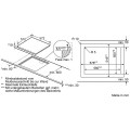 Bosch PKN601DP1D Glaskeramik-Kochfeld flächenbündig 60cm autark