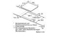 Bosch PKN645BA2E Glaskeramik-Kochfeld autark Edelstahl 60cm