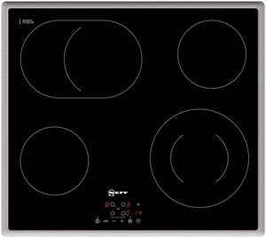 Neff T18B42N2 (TB 1842 N) Glaskeramik-Kochfeld Edelstahl autark 60cm