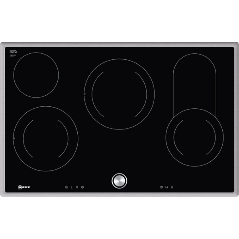 Neff T18BT16N0 (TBT 1816 N) TwistPad Glaskeramikfeld Edelstahl 80cm Neff T18BT16N0 (TBT 1816 N) TwistPad Glaskeramikfeld Edelstahl 80cm