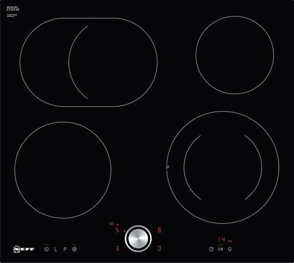 Neff T16PT76X0 (TPT 1676 X) Glaskeramik-Kochfeld flächenbündig 60cm autark