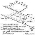 Neff T16TT76N0 (TTT 1676 N) Glaskeramik-Kochfeld Edelstahl 60cm autark