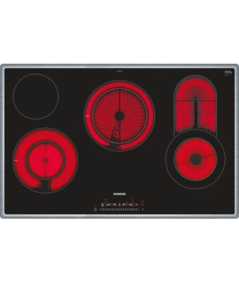Siemens ET845FCP1D Glaskeramik-Kochfeld Edelstahl autark 80cm