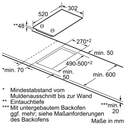 Siemens ET375CFA1E Domino Glaskeramik-Kochfeld Facette Edelstahl autark 30cm