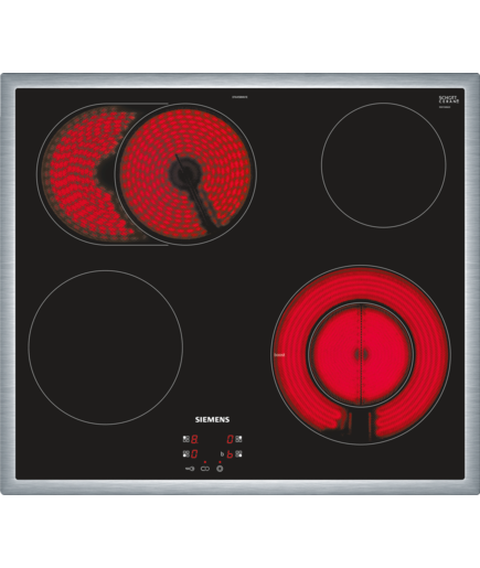 Siemens EF645BNN1E Glaskeramik-Kochfeld Edelstahl 60cm herdgebunden