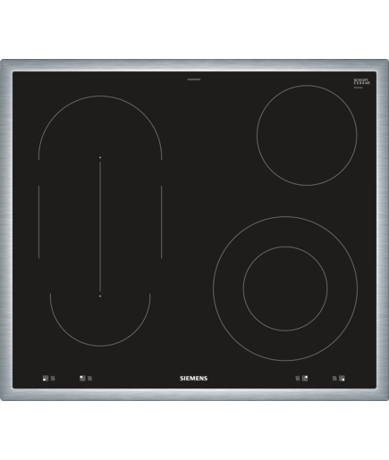 Siemens EA645GMA1E Glaskeramik-Kochfeld Edelstahl 60cm herdgebunden