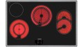 Siemens ET845HH17 Glaskeramik-Kochfeld 4-fach Edelstahlrahmen autark 80cm