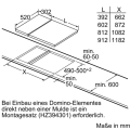 Siemens ET375FFP1E Domino Glaskeramik-Kochfläche autark Edelstahl Facette 30cm