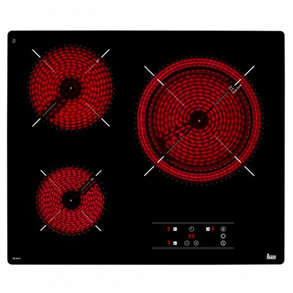 Teka TB6315 Glaskeramik-Kochfeld 3 Zonen 60cm autark Teka TB6315 Glaskeramik-Kochfeld 3 Zonen 60cm autark