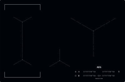AEG IKE84445IB Induktionskochfeld Bridge flächenbündig autark 80cm