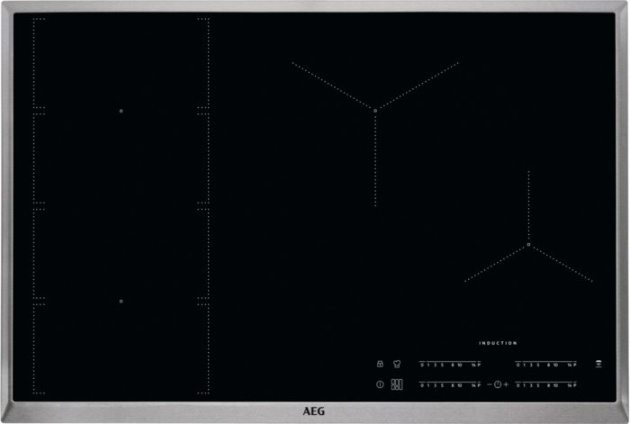 AEG IKE84471XB Induktionskochfeld Edelstahl autark 80cm