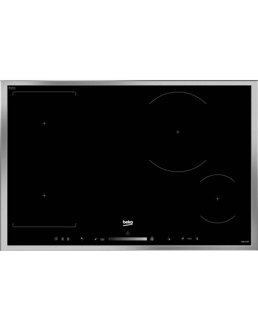 Beko HII 84500 FHTX Induktionskochfeld Edelstahl 80cm