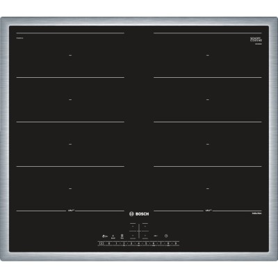 Bosch PXX645FC1E Induktions-Kochfeld Flexzone Edelstahl 60cm autark