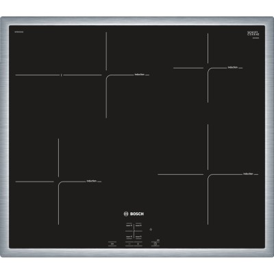 Bosch NIF645CB1E Induktions-Kochfeld Edelstahl 60cm herdgebunden