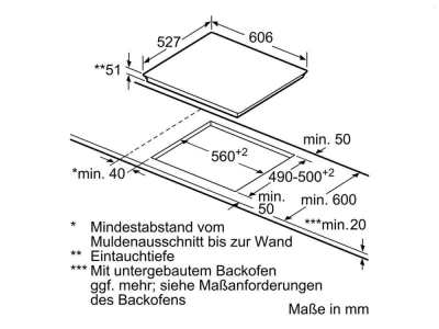 Bosch PXE675DC1E Induktions-Kochfeld Komfort-Profil 60cm autark