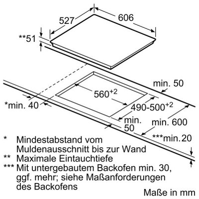 Bosch PXY675DC1E Induktionskochfeld Comfort-Profil Flexzone 60cm autark