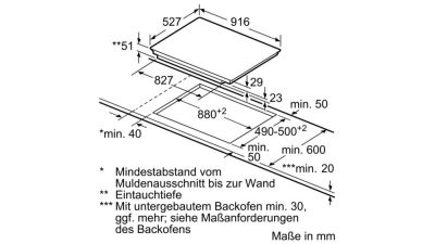 Bosch PXV975DV1E Induktionskochfeld Comfortprofil 90cm autark