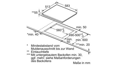 Bosch PVQ645FB5E Induktionskochfeld Edelstahl 60cm autark