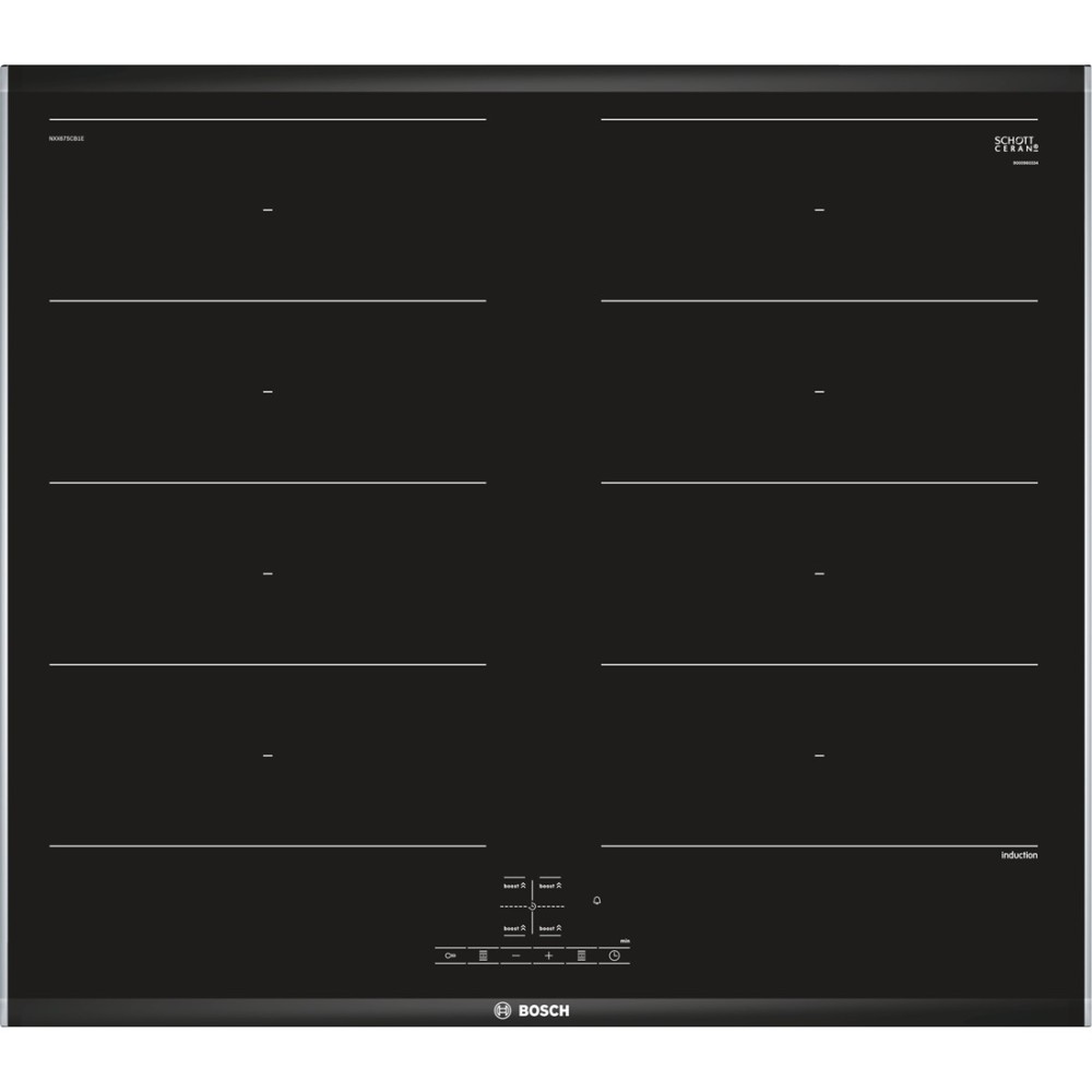 Bosch NXX675CB1E Induktions-Kochfeld Flexzone Comfort-Profil 60cm herdgebunden Bosch NXX675CB1E Induktions-Kochfeld Flexzone Comfort-Profil 60cm herdgebunden