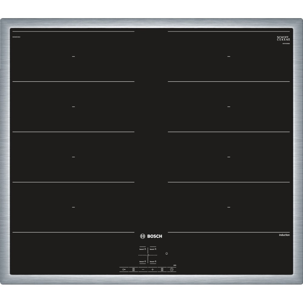 Bosch NXX645CB1E Induktions-Kochfeld Edelstahl 60cm herdgebunden